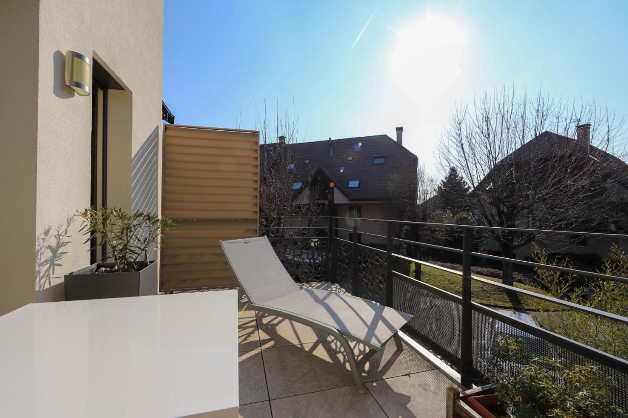 Les Choucas - Appartement Duplex Lumineux Avec Parking Annecy Exteriör bild