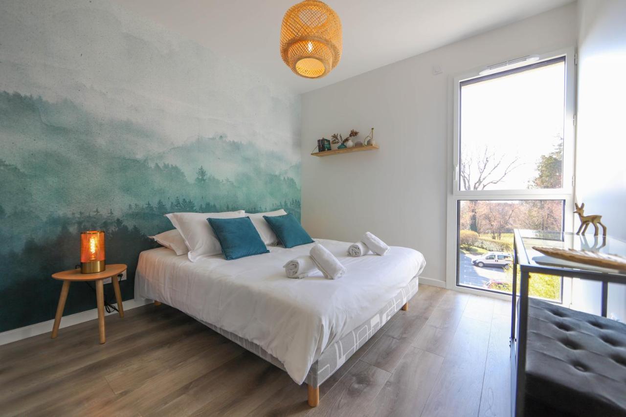 Les Choucas - Appartement Duplex Lumineux Avec Parking Annecy Exteriör bild