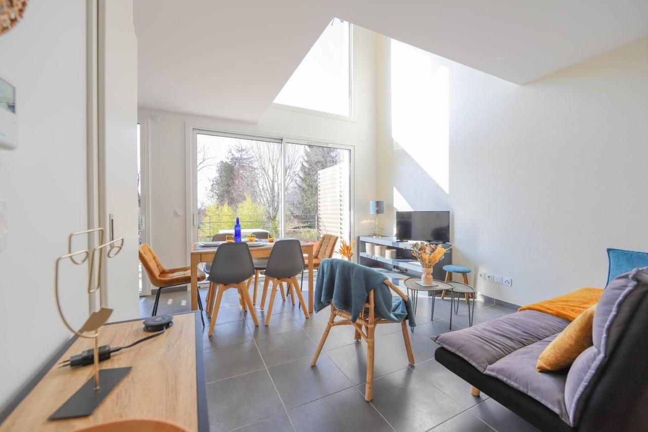 Les Choucas - Appartement Duplex Lumineux Avec Parking Annecy Exteriör bild