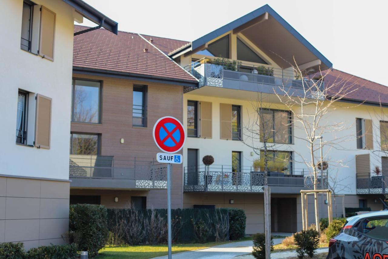 Les Choucas - Appartement Duplex Lumineux Avec Parking Annecy Exteriör bild